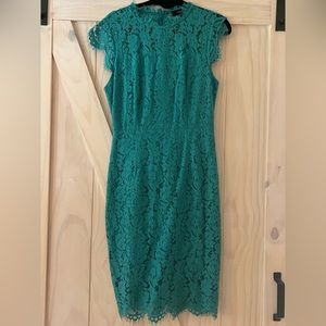 Amazon lace dress. So many compliments on this dress. Fitted and comfortable.